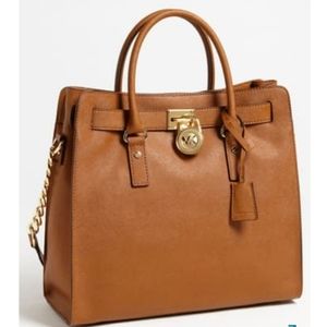 Michael Kors Hamilton Saffiano Leather Satchel